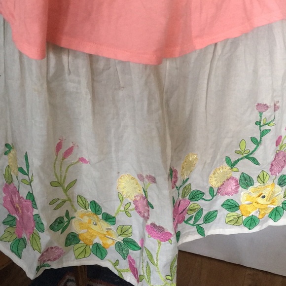 Miss Me Sweet Skirt with Floral Embroidery (M) - Picture 4 of 8